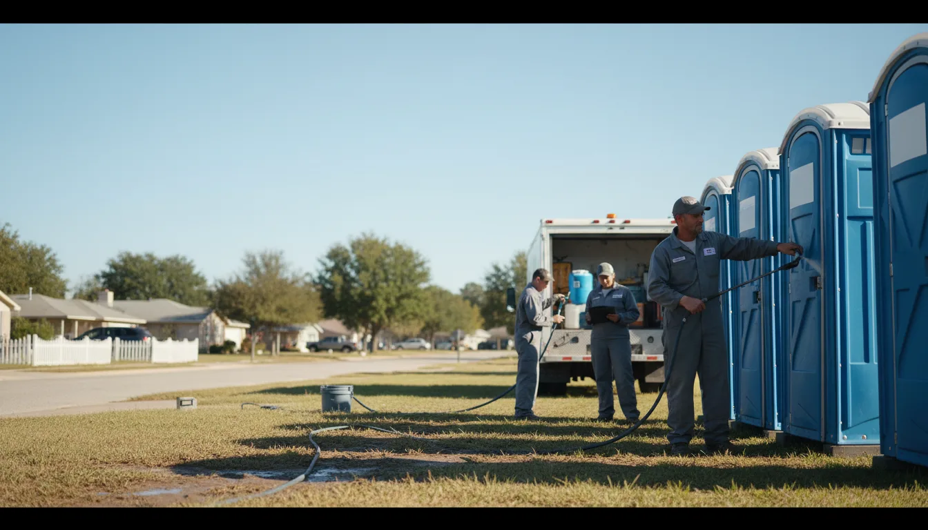 Long-Term Portable Toilet Rental in Burkettsville, OH near me